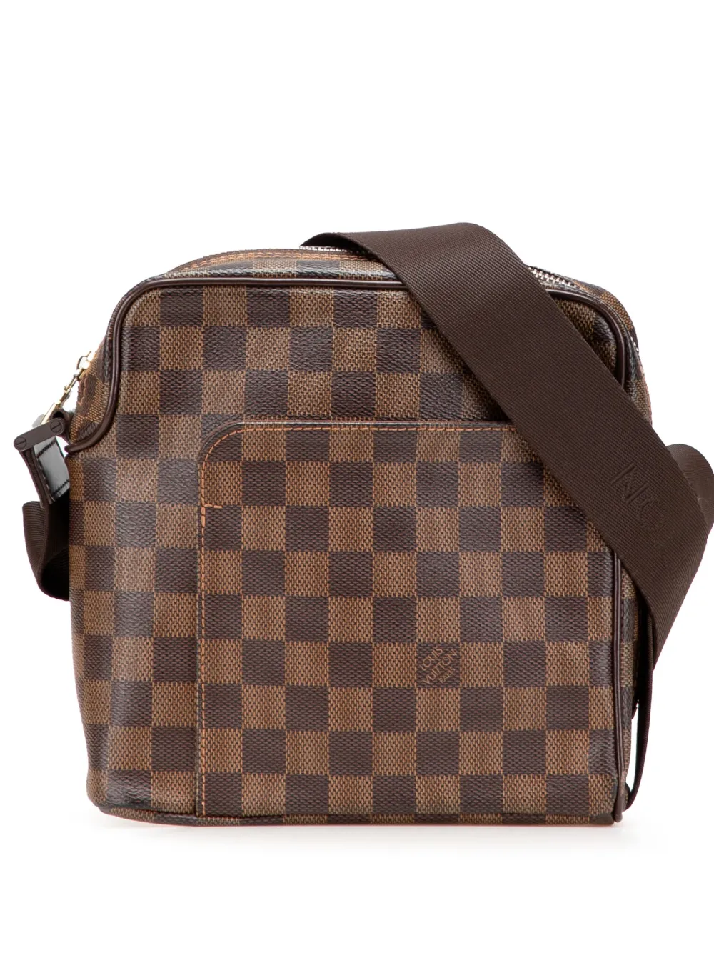 Louis Vuitton Pre-Owned 2007 ダミエ エベヌ オラフ PM ショルダーバッグ - ブラウン Louis Vuitton Pre-Owned 2007 ダミエ エベヌ オラフ PM ショルダーバッグ - ブラウン