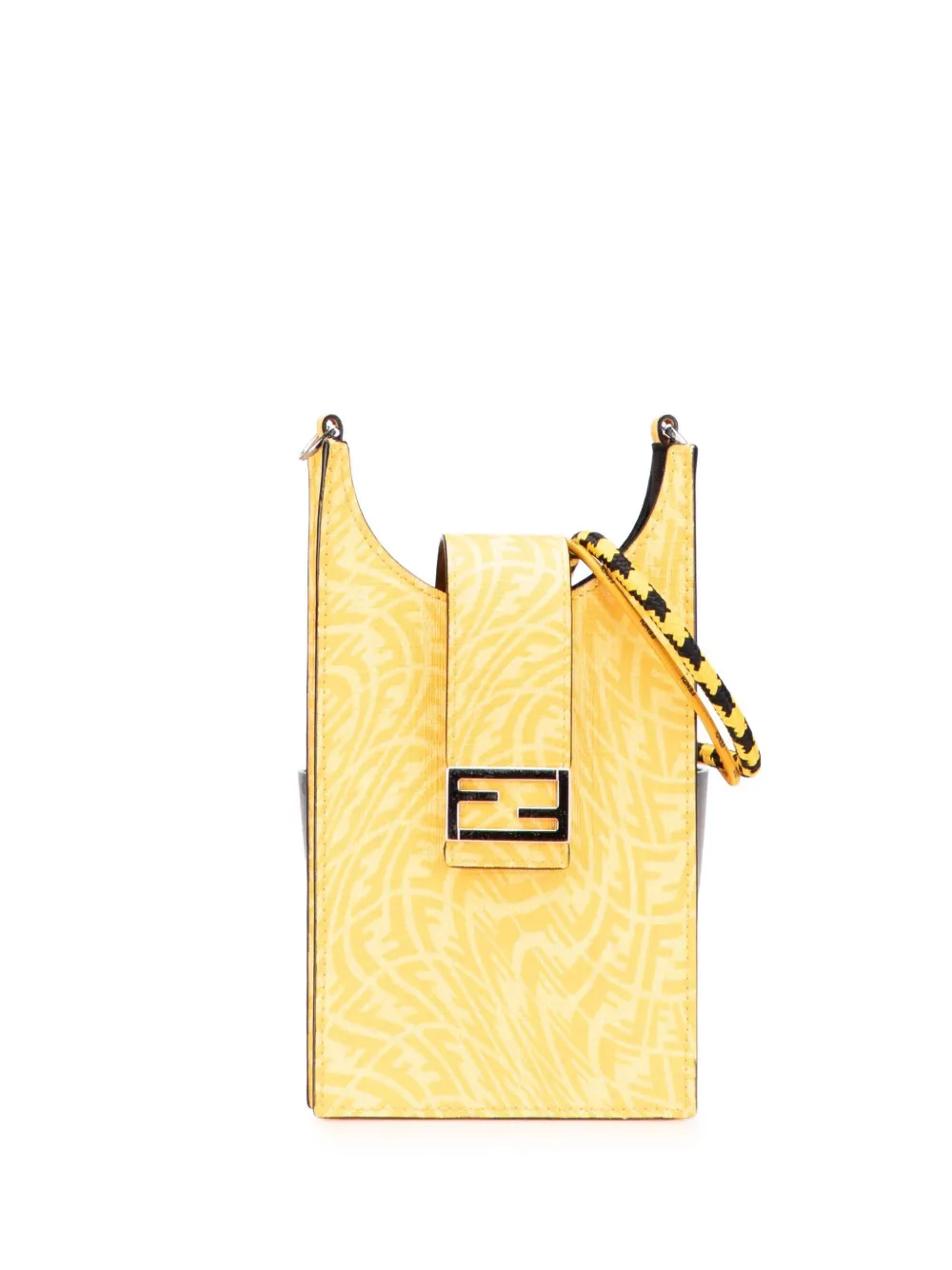 Fendi Pre-Owned 2010-2025 サラ・コールマン コーテッドキャンバス モノグラム ヴァーティゴ スマホケース - Fendi Pre-Owned 2010-2025 サラ・コールマン コーテッドキャンバス モノグラム ヴァーティゴ スマホケース -