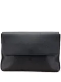 Gucci Pre-Owned 2000-2015 Pebbled Calfskin Portfolio clutch bag - Black