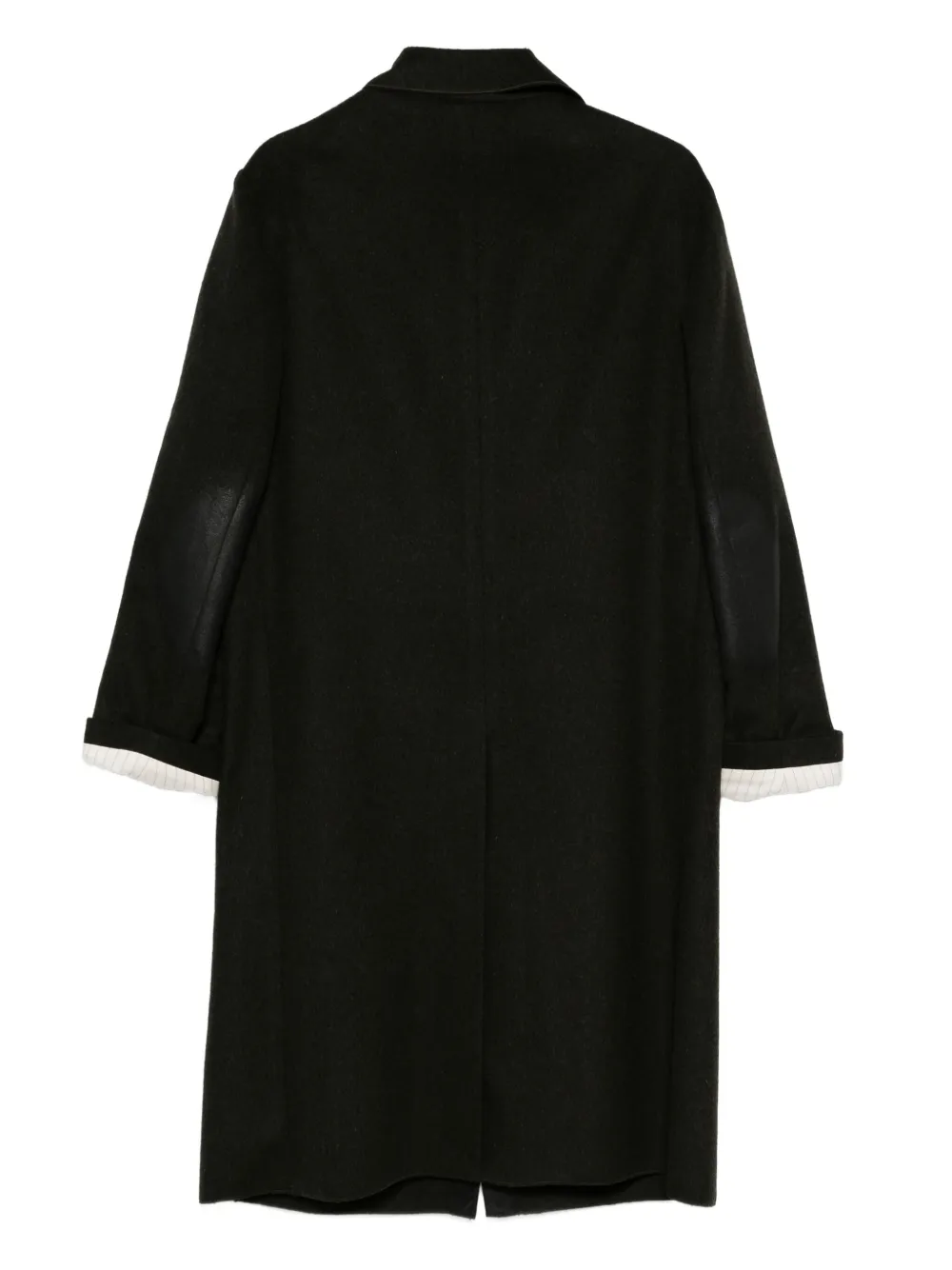 Prada Pre-Owned 1990s wollen jas verfraaid met kristallen - Groen