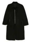 Prada Pre-Owned 1990s crystal-embellishment wool coat - Green