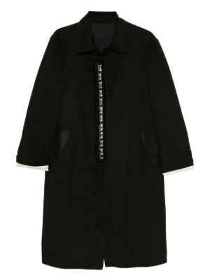ジャケット・アウター 90s PRADA Wool Long Coat Vintage F/W 1996 Prada Wool Gray Coat Runway 90s Minimalist