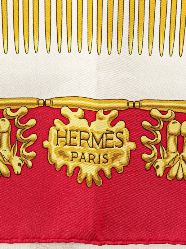 Hermès Pre-Owned 20th Century Les Cavalier D Or シルク