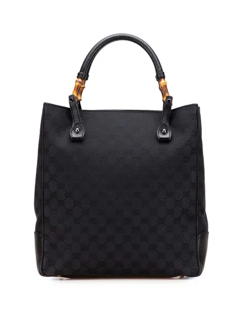 Gucci Pre-Owned 2000-2015 GG Canvas Bamboo tote bag
