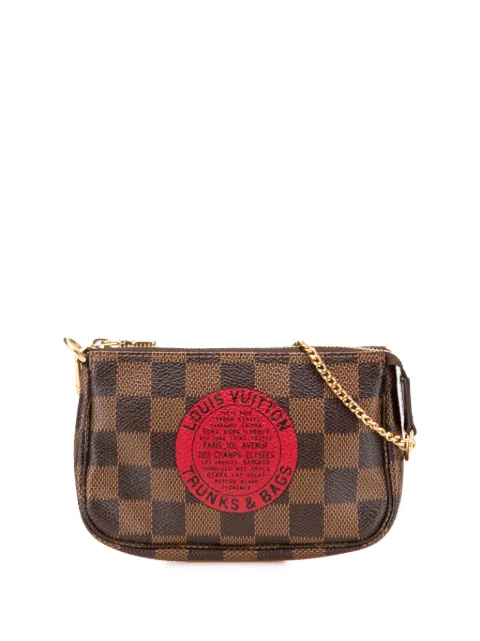 Louis Vuitton Pre-Owned 2008 mini Damier Ebene Pochette Accessoires Handtasche