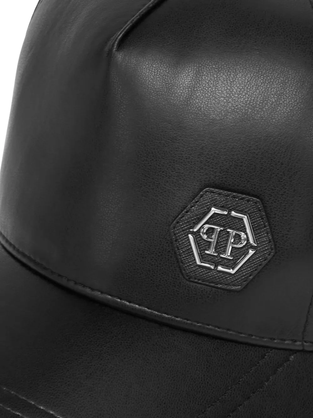 Philipp Plein Honkbalpet met logo Zwart