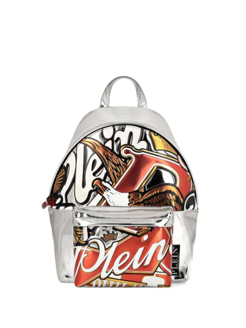 Philipp Plein mochila con detalles en relieve