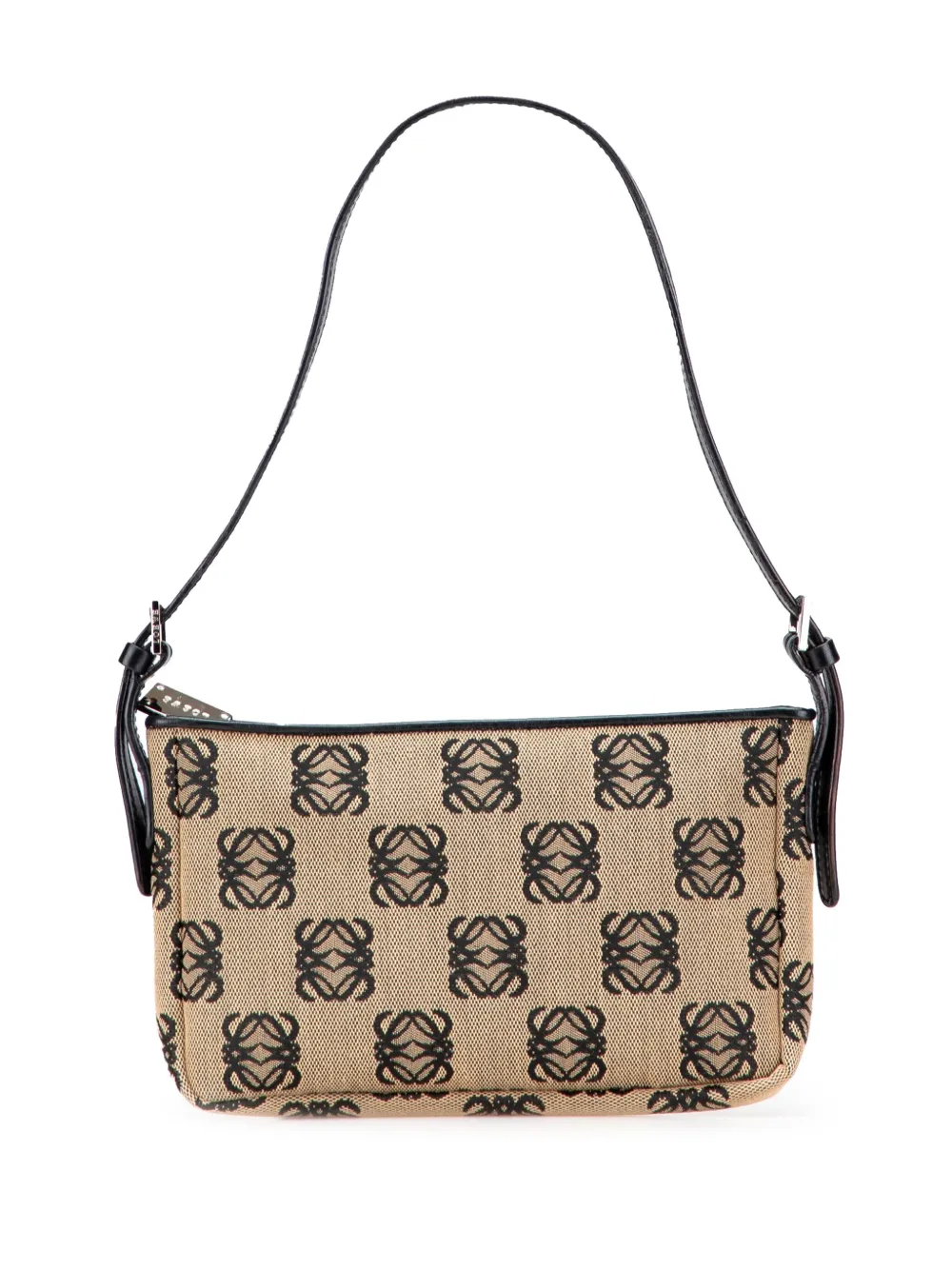 Loewe Pre-Owned 2003 Mini Anagram Canvas Pochette shoulder bag - ブラウン Loewe Pre-Owned 2003 Mini Anagram Canvas Pochette shoulder bag - ブラウン