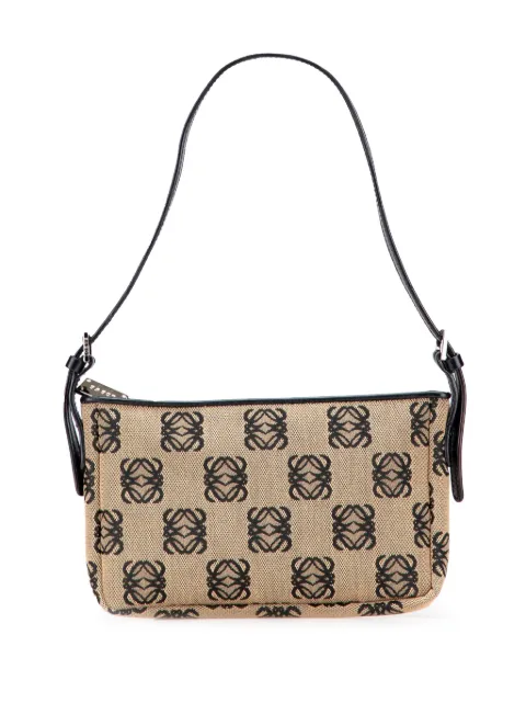 Loewe Pre-Owned 2003 Mini Anagram Canvas Pochette shoulder bag