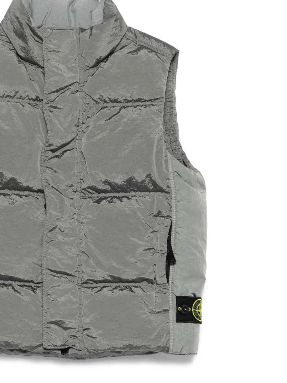 Stone Island Junior Gewatteerde spencer Grijs