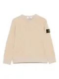 Stone Island Junior Compass-badge jumper - Neutrals