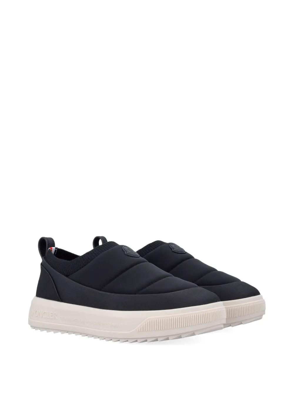 Moncler Altive quilted slip-on trainers Black