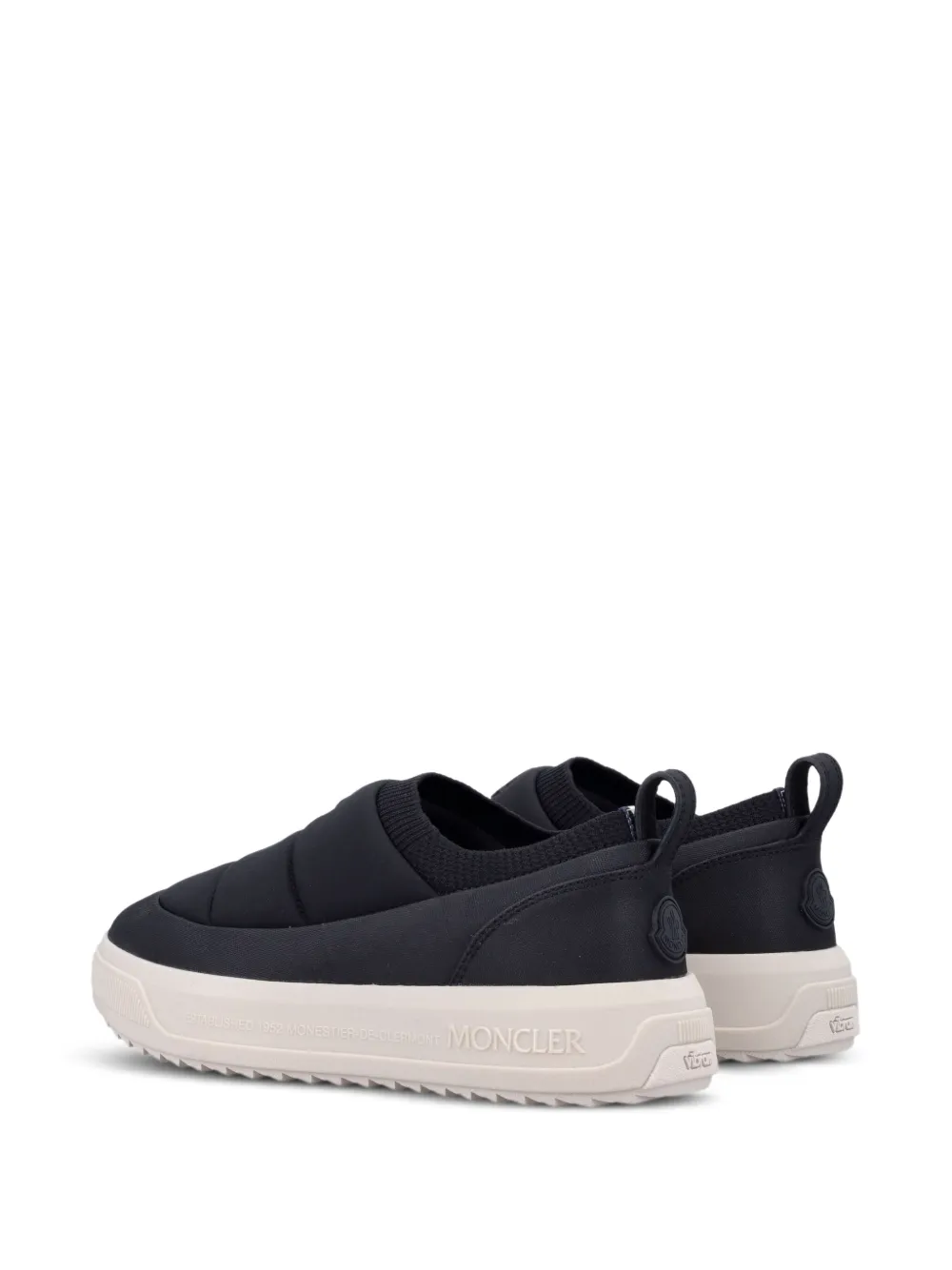 Moncler Altive quilted slip-on trainers Black