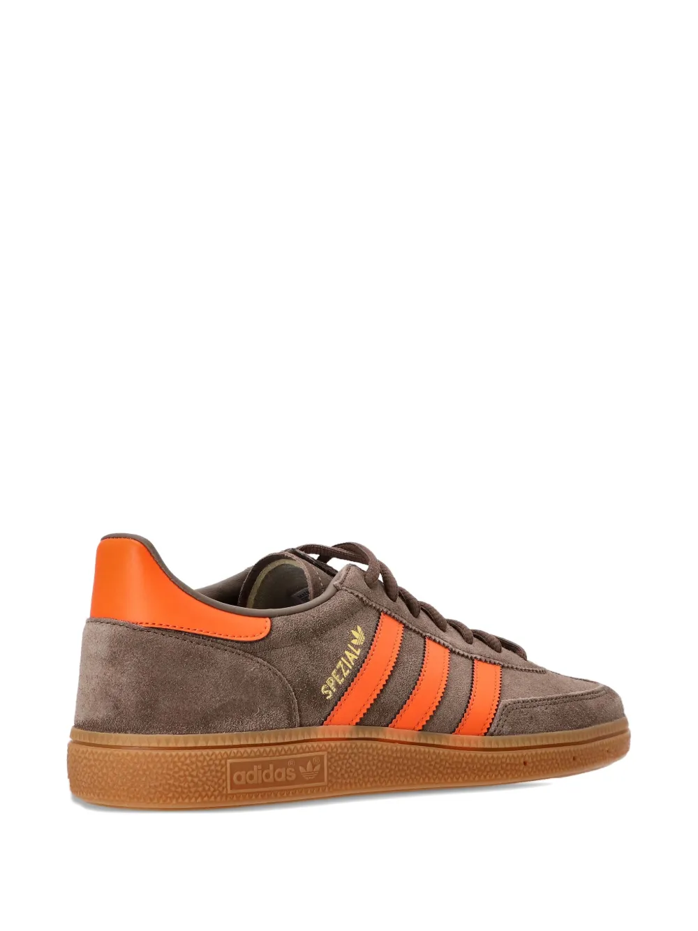 adidas Originals Handball Spezial suede three-stripe sneakers Brown