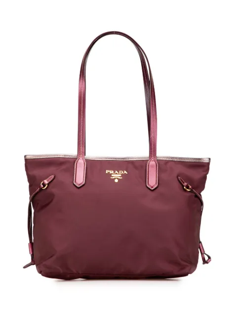 Prada Pre-Owned 2013-2025 Saffiano Trimmed Tessuto tote bag