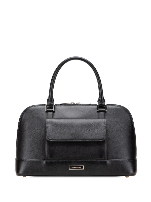 Burberry Pre-Owned 2000-2017 レザー ハンドバッグ | ブラック