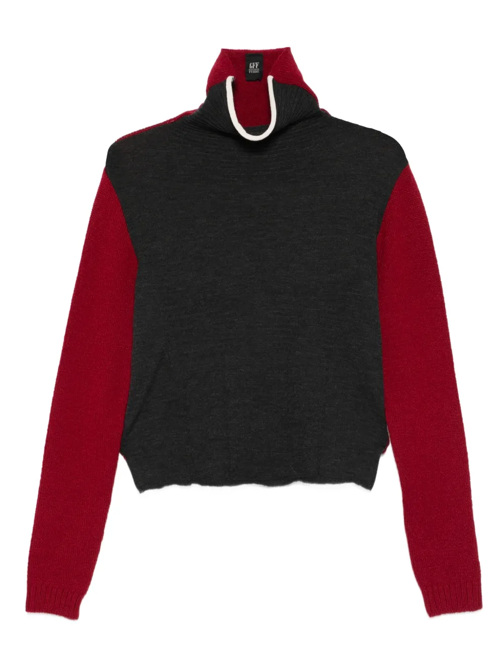 2000s high-neck wool sweater