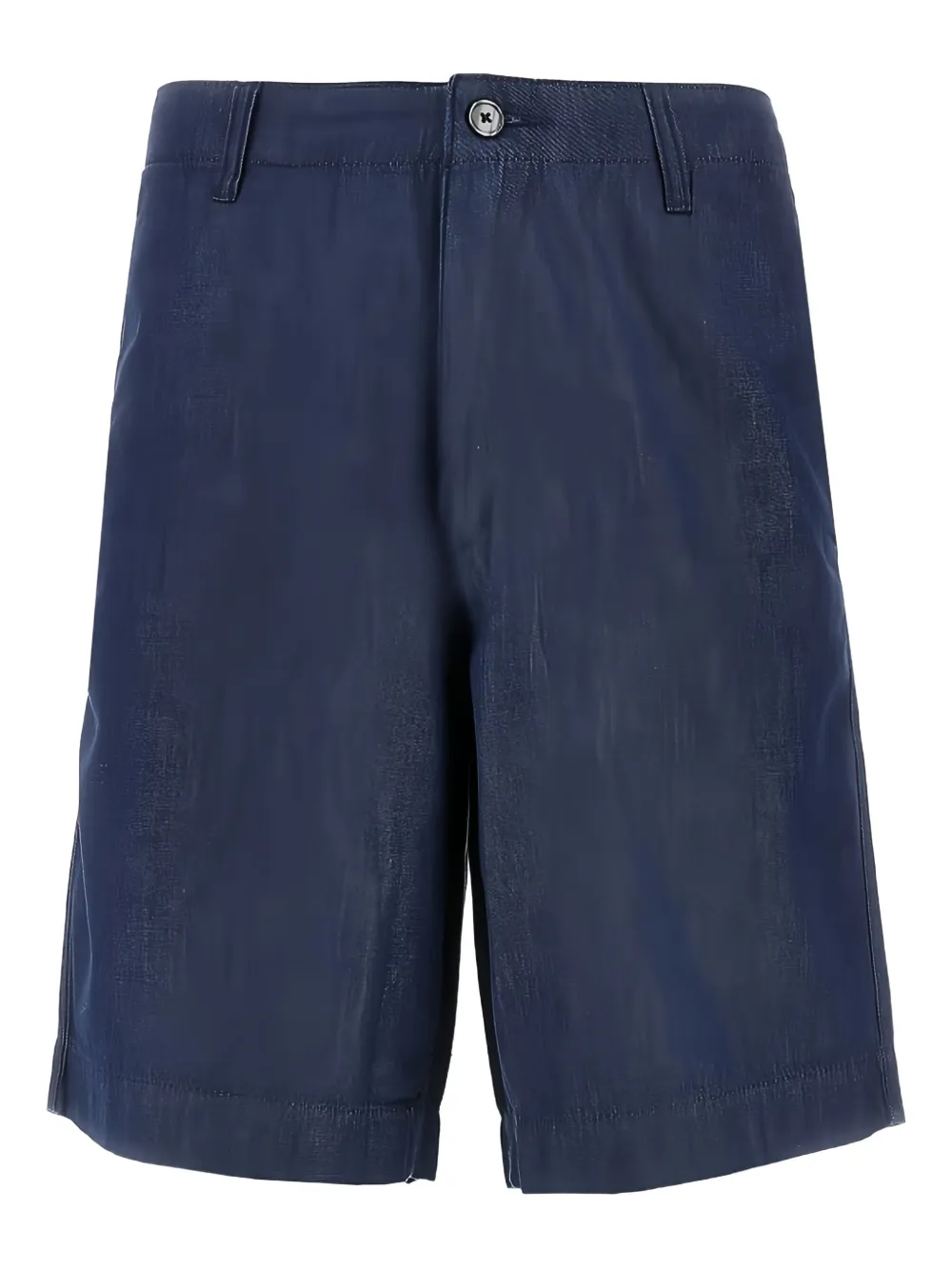 Emporio Armani button-fastening bermuda shorts Blauw