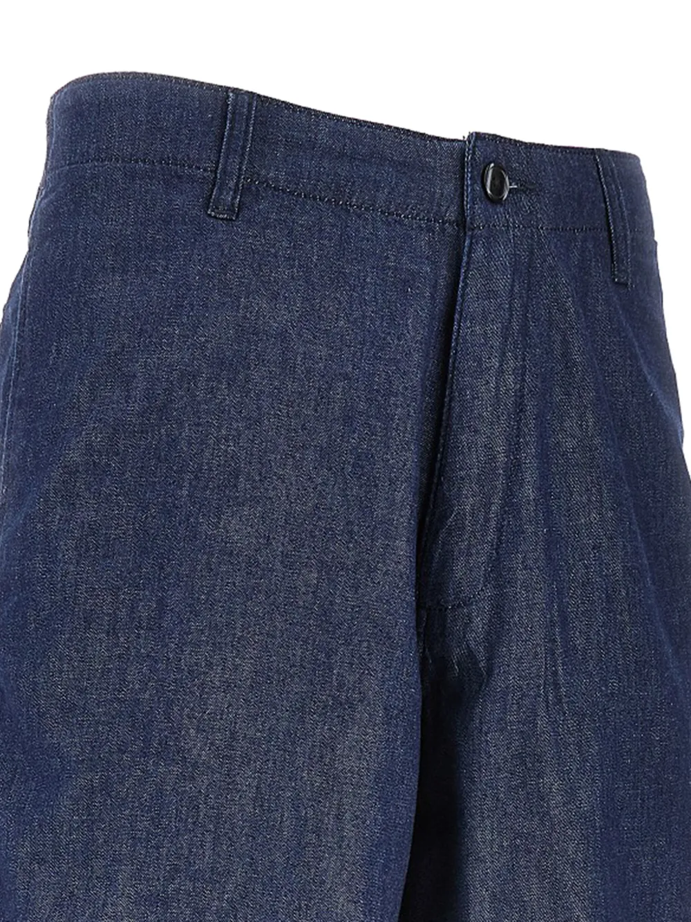 Emporio Armani button-fastening bermuda shorts Blauw