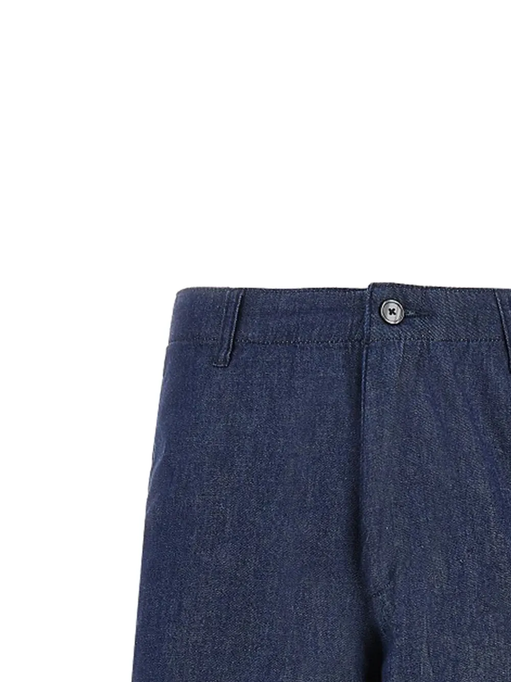 Emporio Armani button-fastening bermuda shorts Blauw