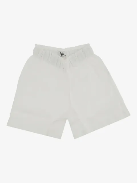 Il Gufo elastic-waist linen casual shorts
