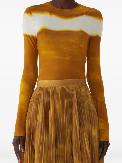Jason Wu Collection Painted Stripe long-sleeve T-shirt
