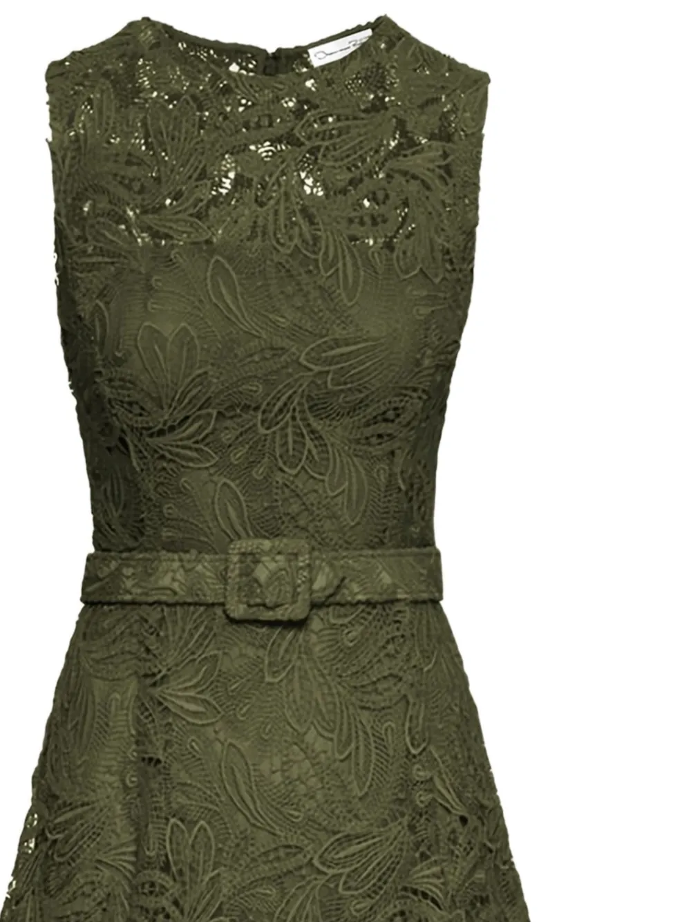 Oscar de la Renta Feather Scroll guipure dress | カクテルドレス | Image 2