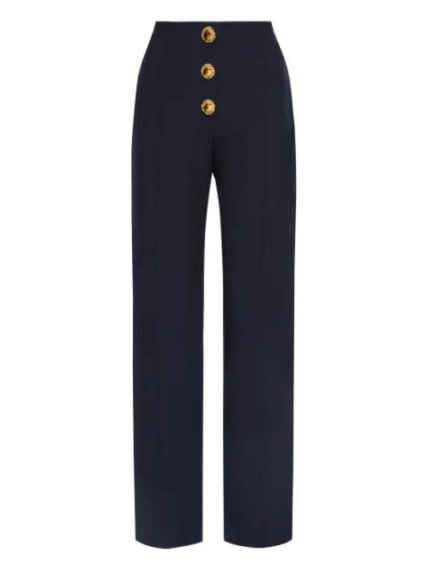 Oscar de la Renta button-detailed trousers