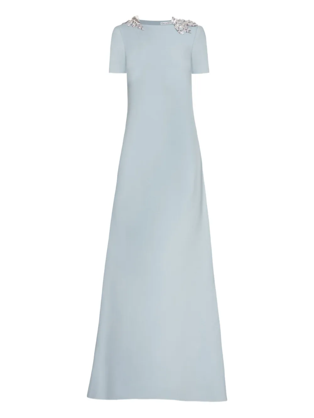 Oscar de la Renta Abito con paillettes - Blu