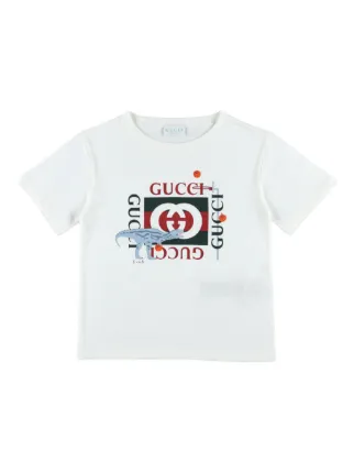 Gucci Kids プリント Tシャツ | ホワイト | FARFETCH JP