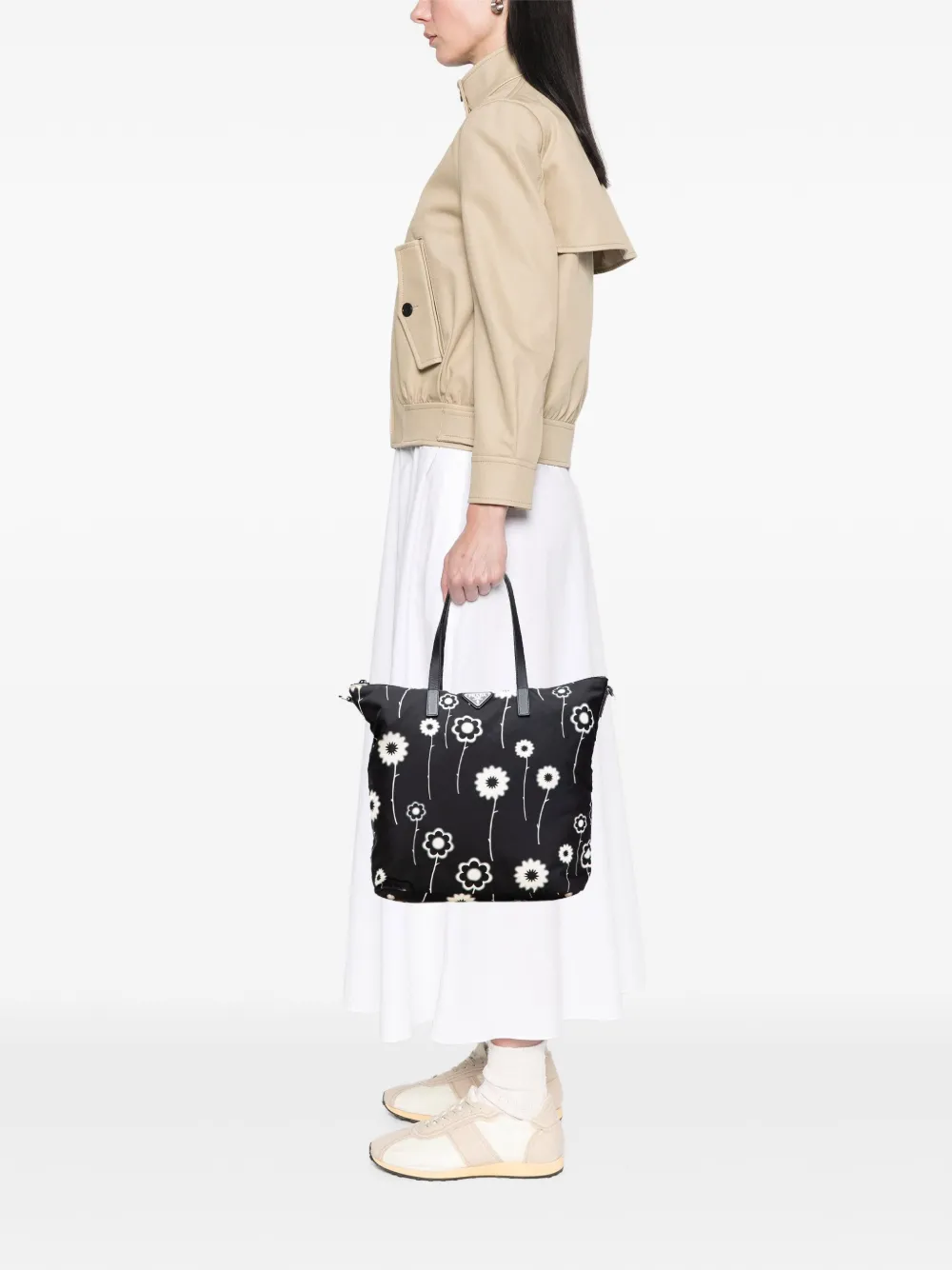 Prada Pre-Owned 2013-2025 Tessuto Stampato Floral satchel | Pre-Owned | Image 2