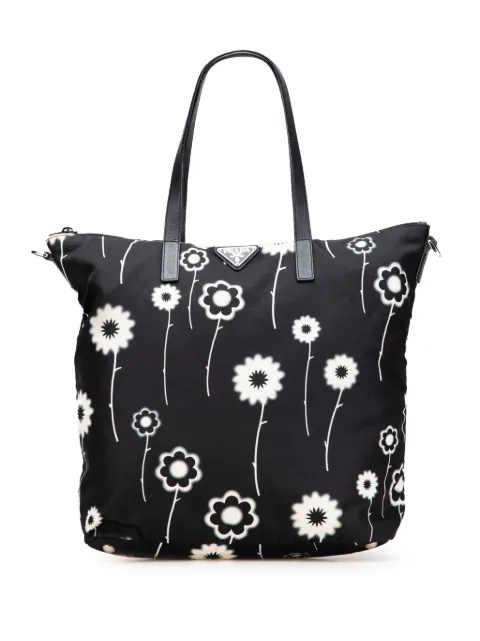 Prada Pre-Owned 2013-2025 Tessuto Stampato Floral satchel
