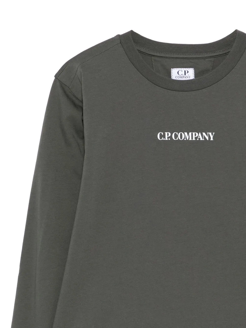 C.P. Company Kids T-shirt met logoprint Grijs