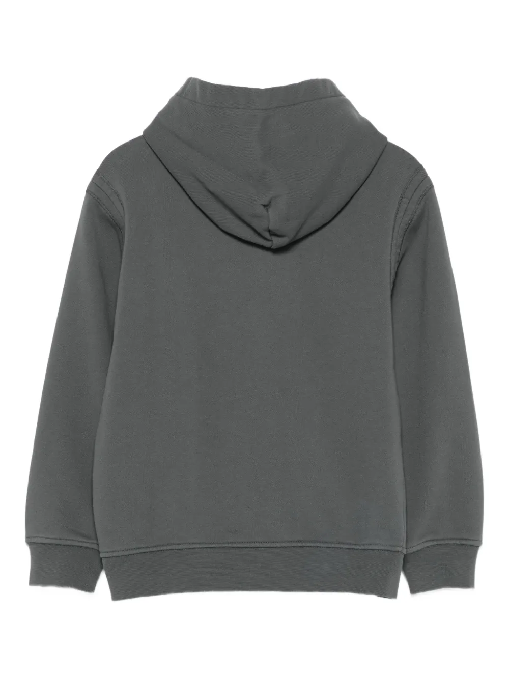 C.P. Company Kids Hoodie met geborduurd logo Grijs