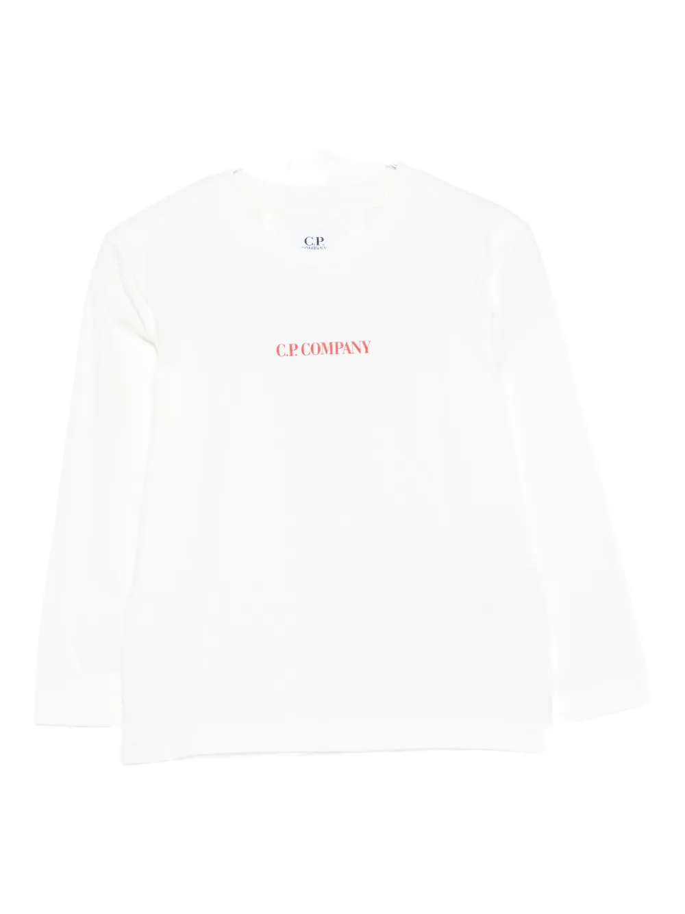 C.p. Company Logo-print T-shirt In White