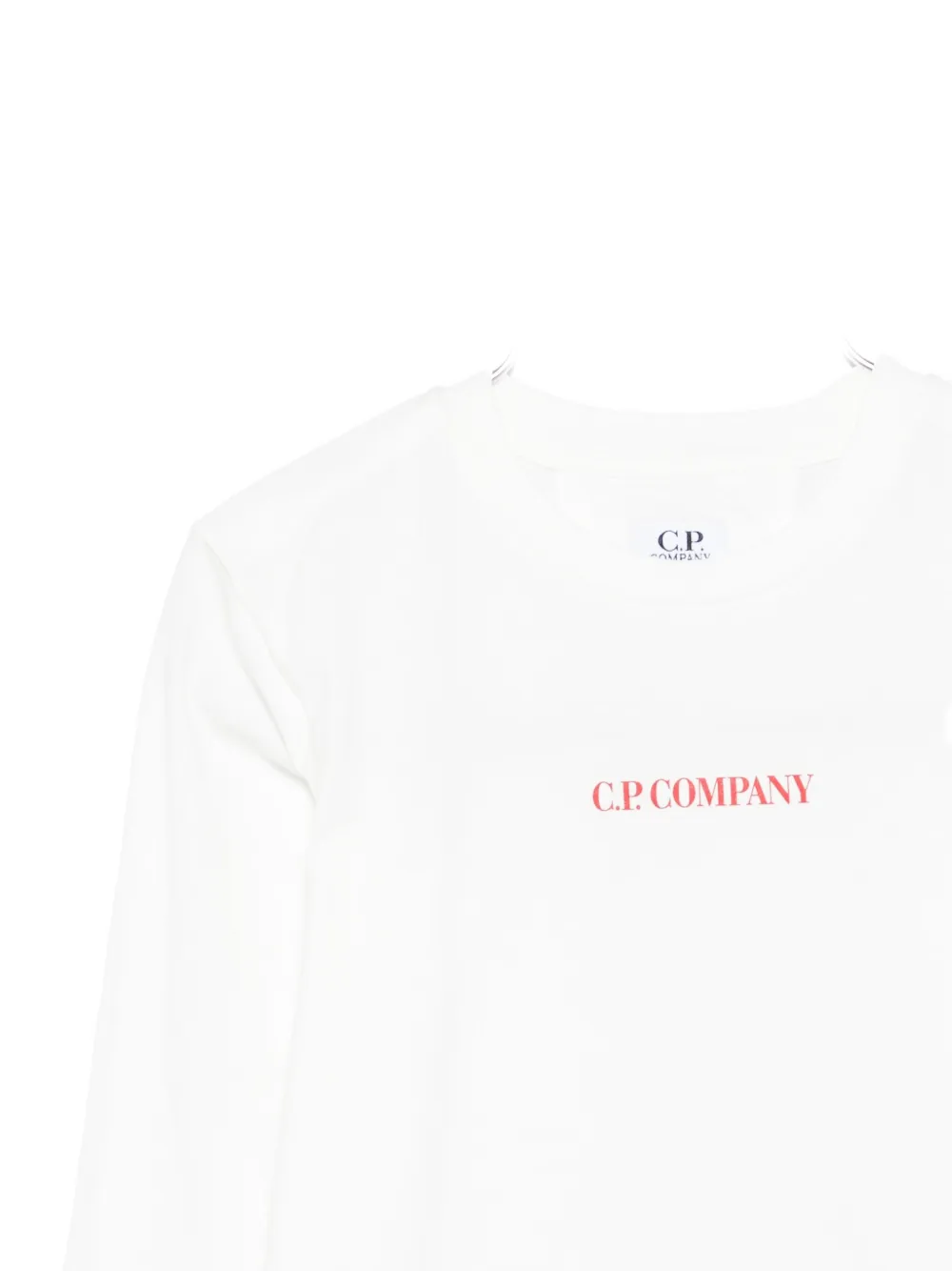 C.p. Company Logo-print T-shirt In White