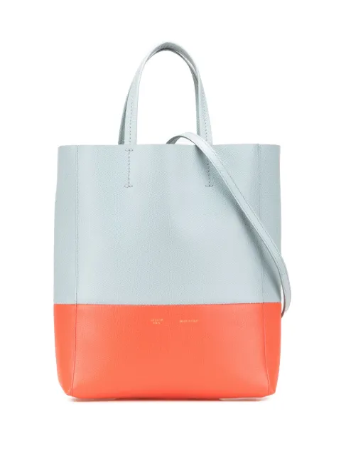 Céline Pre-Owned 2017 Small Bicolor Leather Vertical Cabas satchel