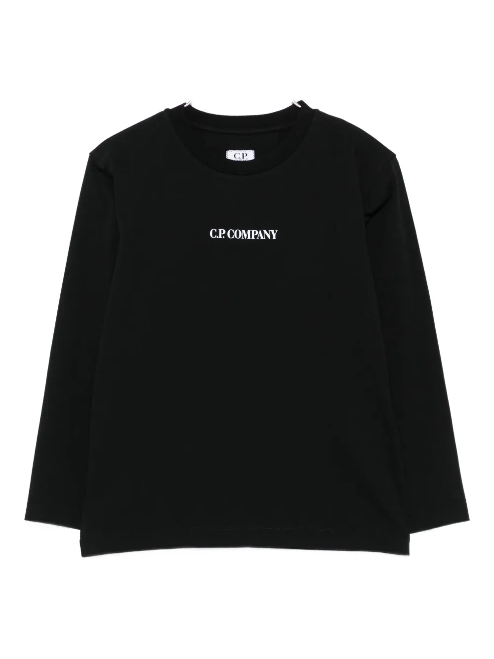 C.p. Company Logo-print T-shirt In Black