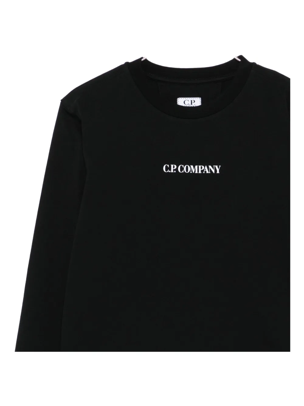 C.p. Company Logo-print T-shirt In Black