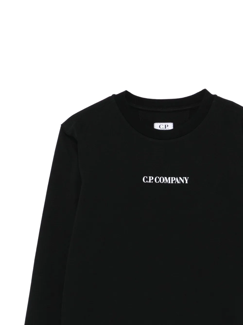 C.P. Company Kids T-shirt met logoprint Zwart