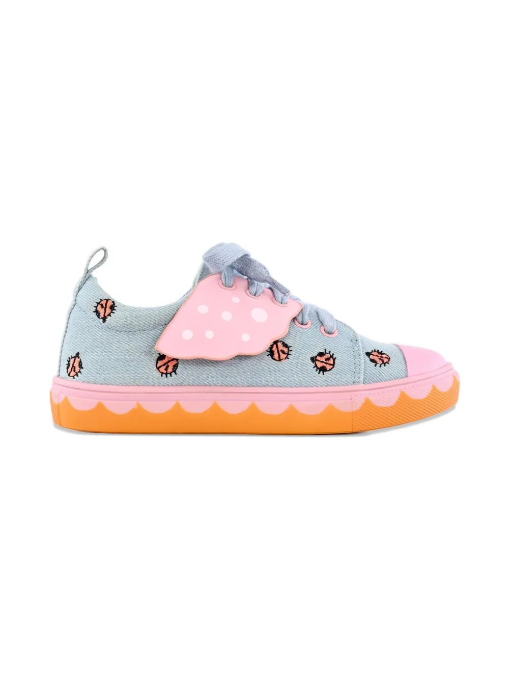 Stella McCartney Kids ladybug-wing sneakers Blue
