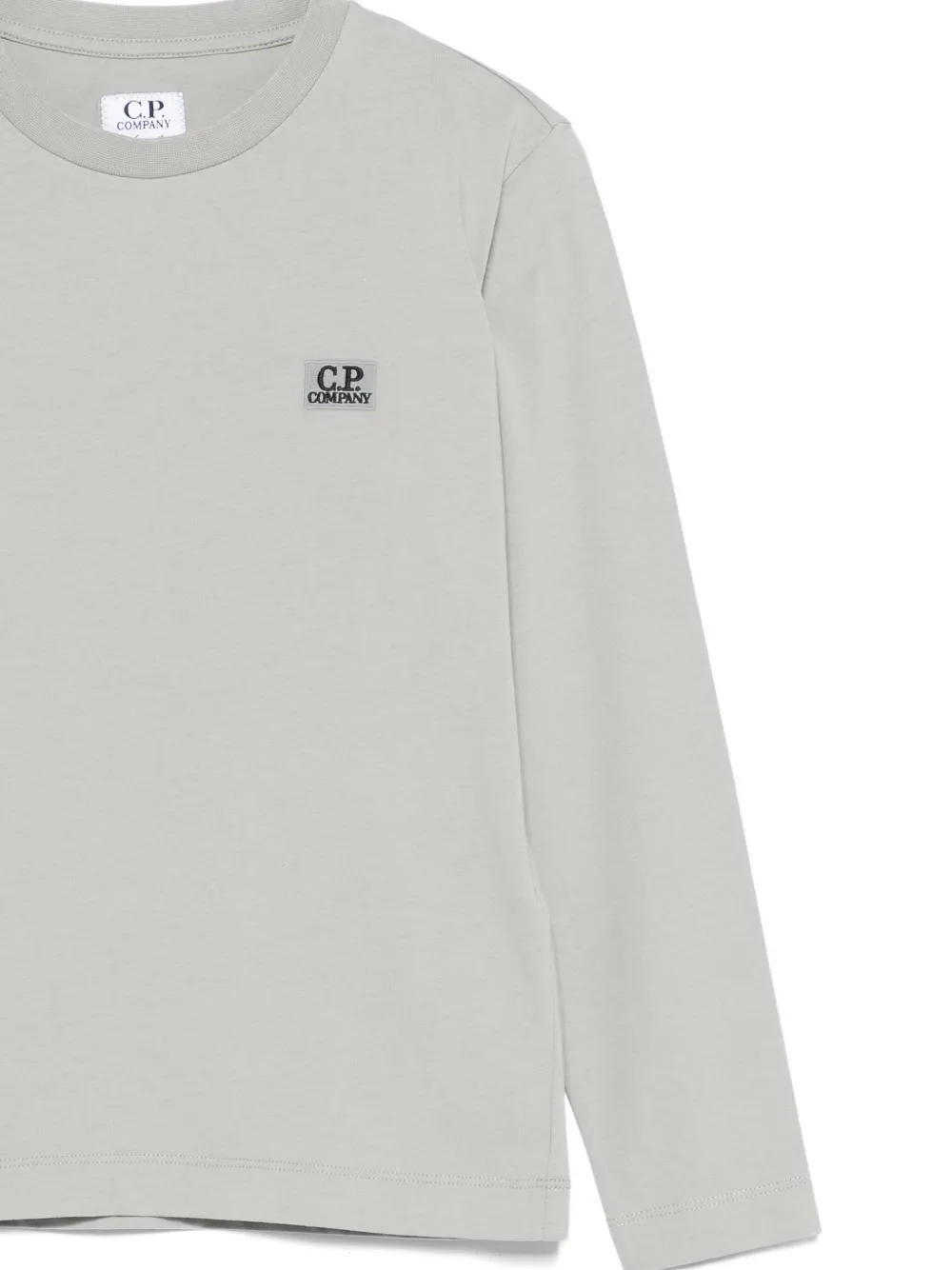 C.P. Company Kids T-shirt met logopatch Grijs