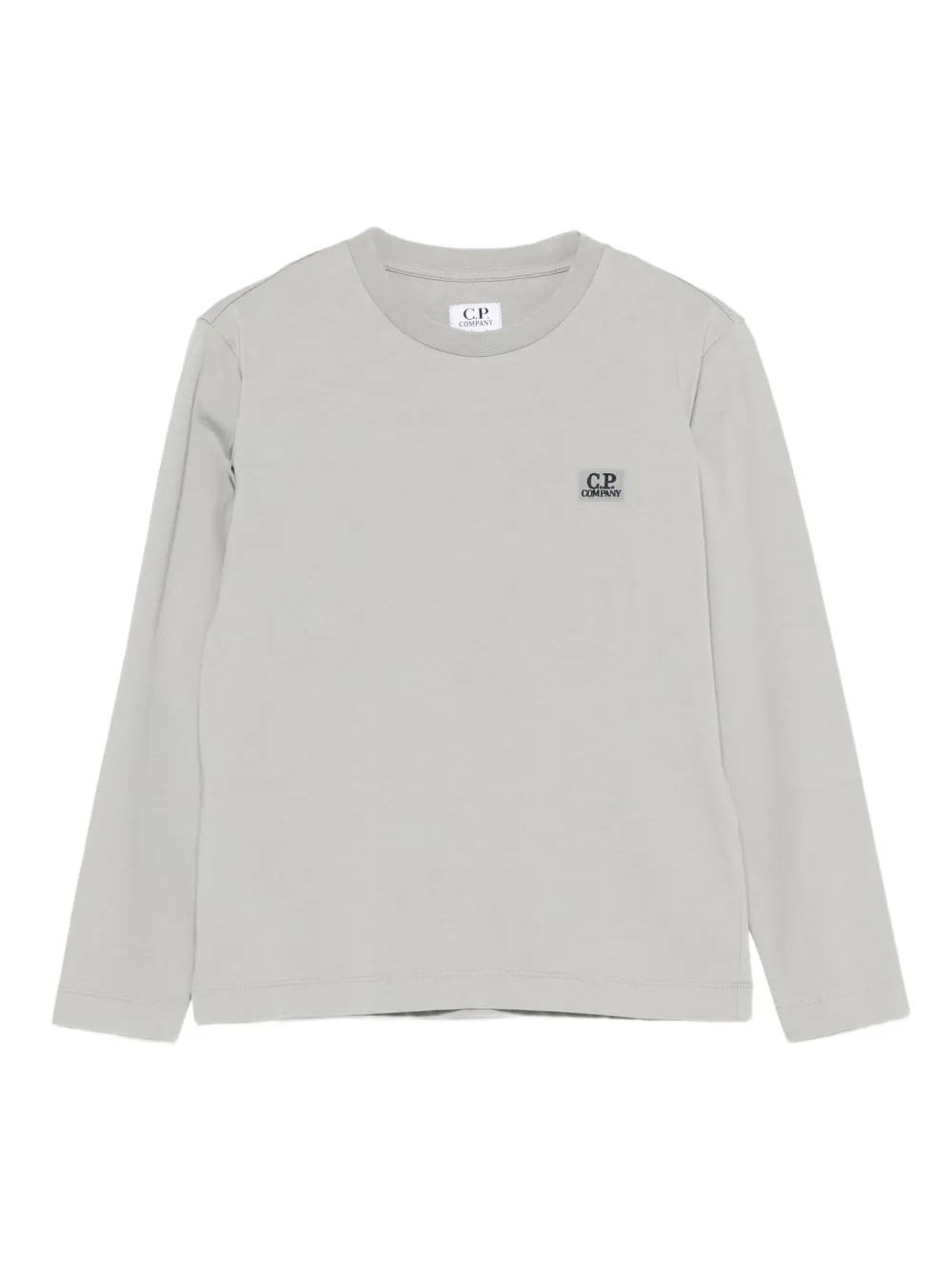 C.P. Company Kids logo-patch T-shirt - グレー C.P. Company Kids logo-patch T-shirt - グレー