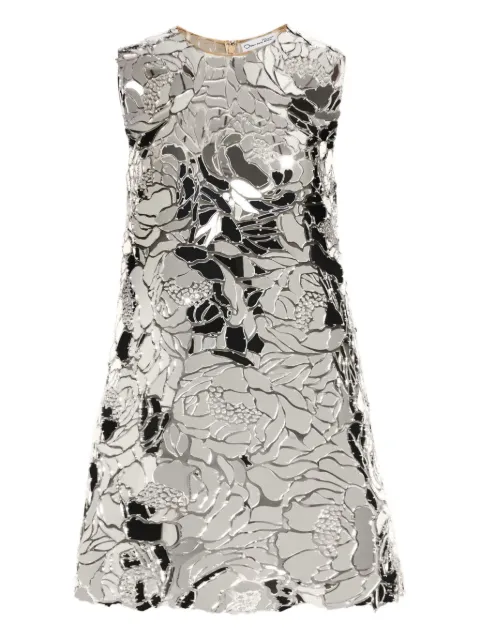 Oscar de la Renta robe courte à fleurs