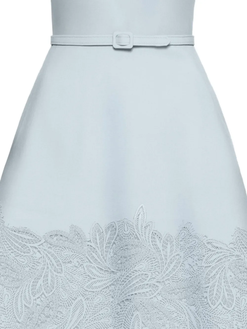 Oscar de la Renta guipure-lace midi dress Blauw