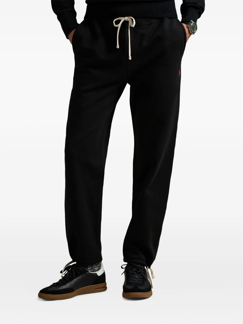 Polo Ralph Lauren Broek met geborduurd logo Zwart