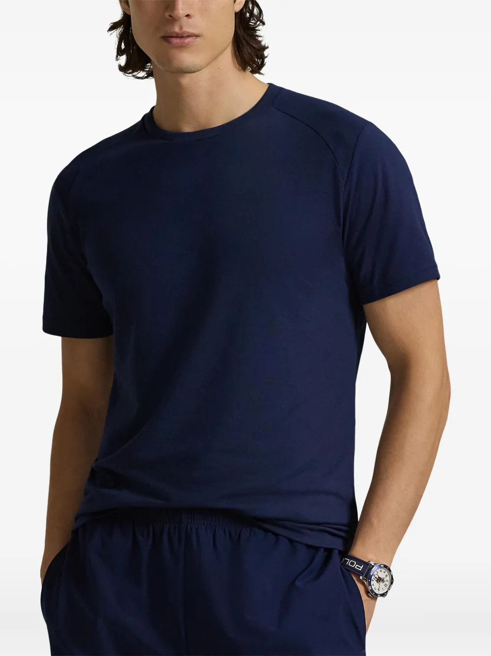 RLX Ralph Lauren jersey crew neck T-shirt Blauw