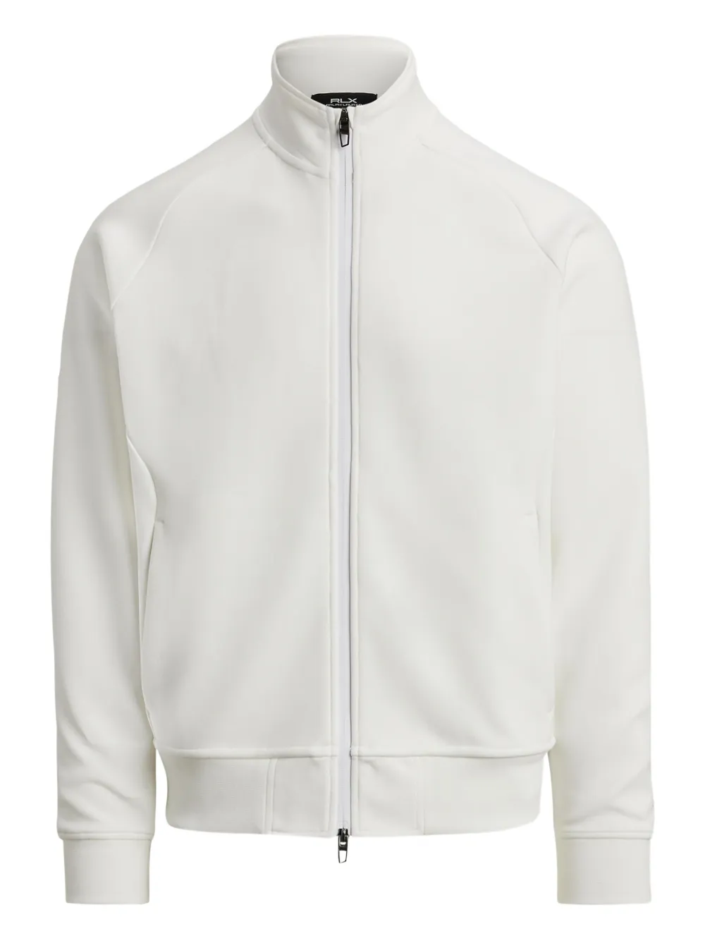 RLX Ralph Lauren mock-neck zip-front cardigan - ホワイト RLX Ralph Lauren mock-neck zip-front cardigan - ホワイト