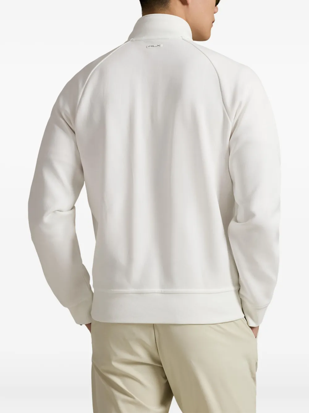 RLX Ralph Lauren Vest met opstaande hals en rits Wit