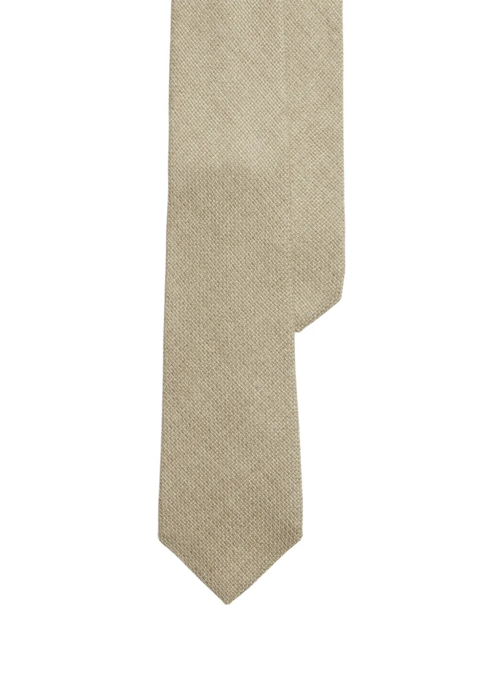 Ralph Lauren Purple Label piqué-texture tie | Neutrals | Image 1